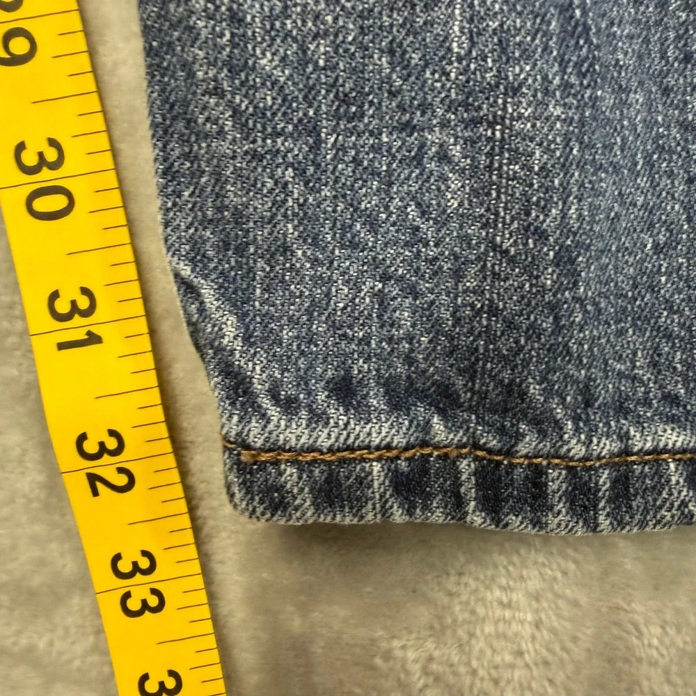 Levi's 569 Loose Straight Jeans Men 34x32.5* Blue Medium Wash Denim Western